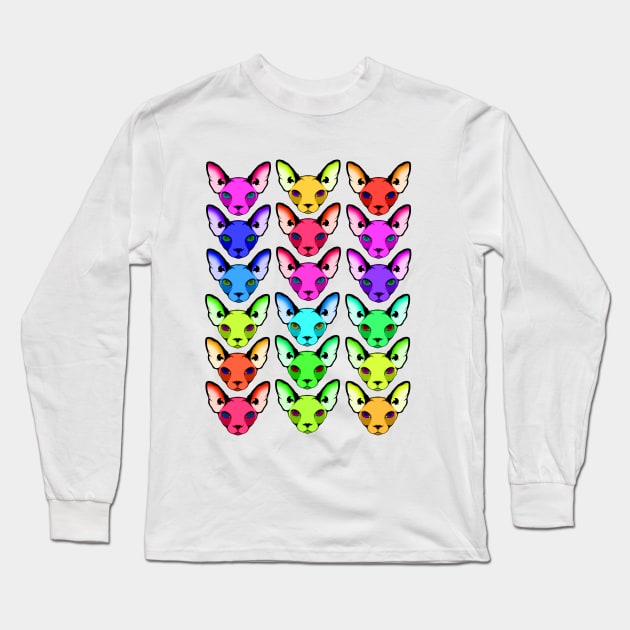 psycho cats Long Sleeve T-Shirt by ariverrr